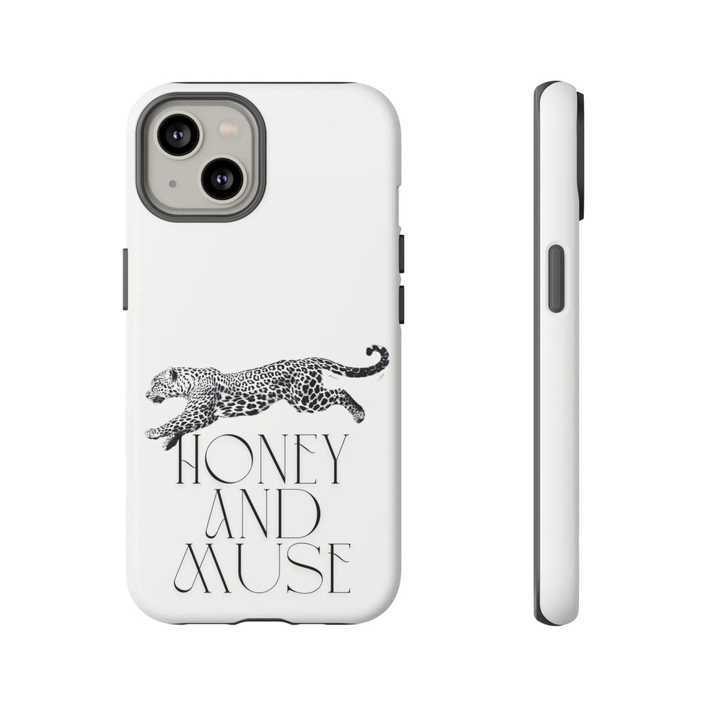 Phone Case — 'Honey and Muse' Leopard Graphic Protective Case Printify