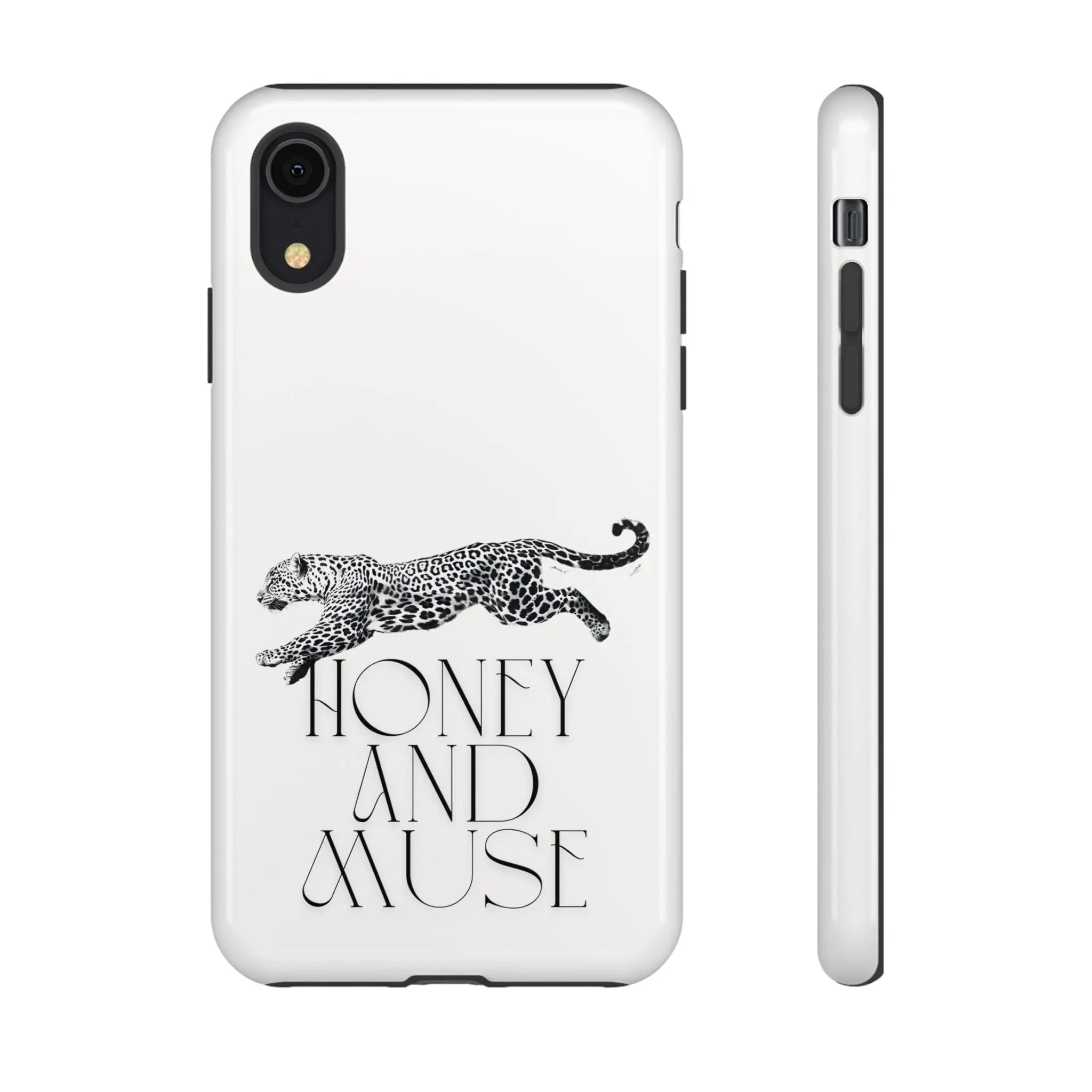 Phone Case — 'Honey and Muse' Leopard Graphic Protective Case Printify