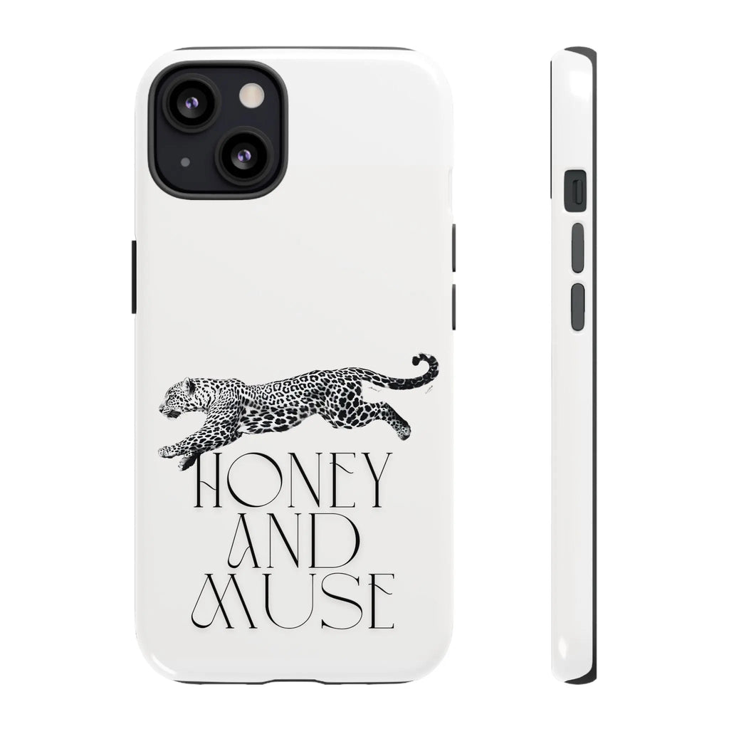 Phone Case — 'Honey and Muse' Leopard Graphic Protective Case Printify