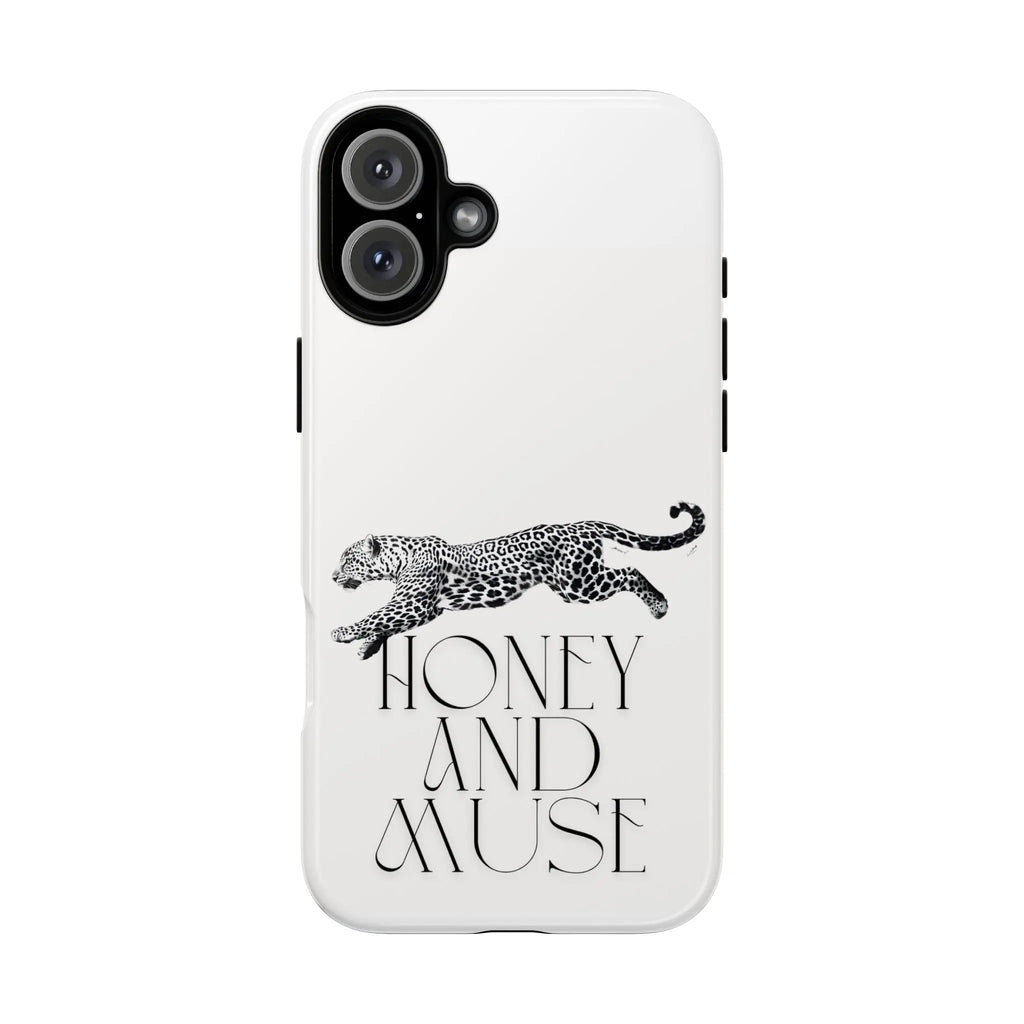 Phone Case — 'Honey and Muse' Leopard Graphic Protective Case Printify