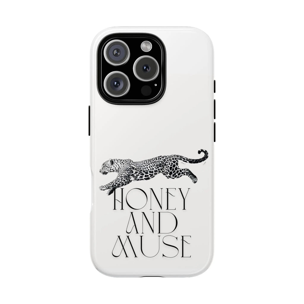 Phone Case — 'Honey and Muse' Leopard Graphic Protective Case Printify
