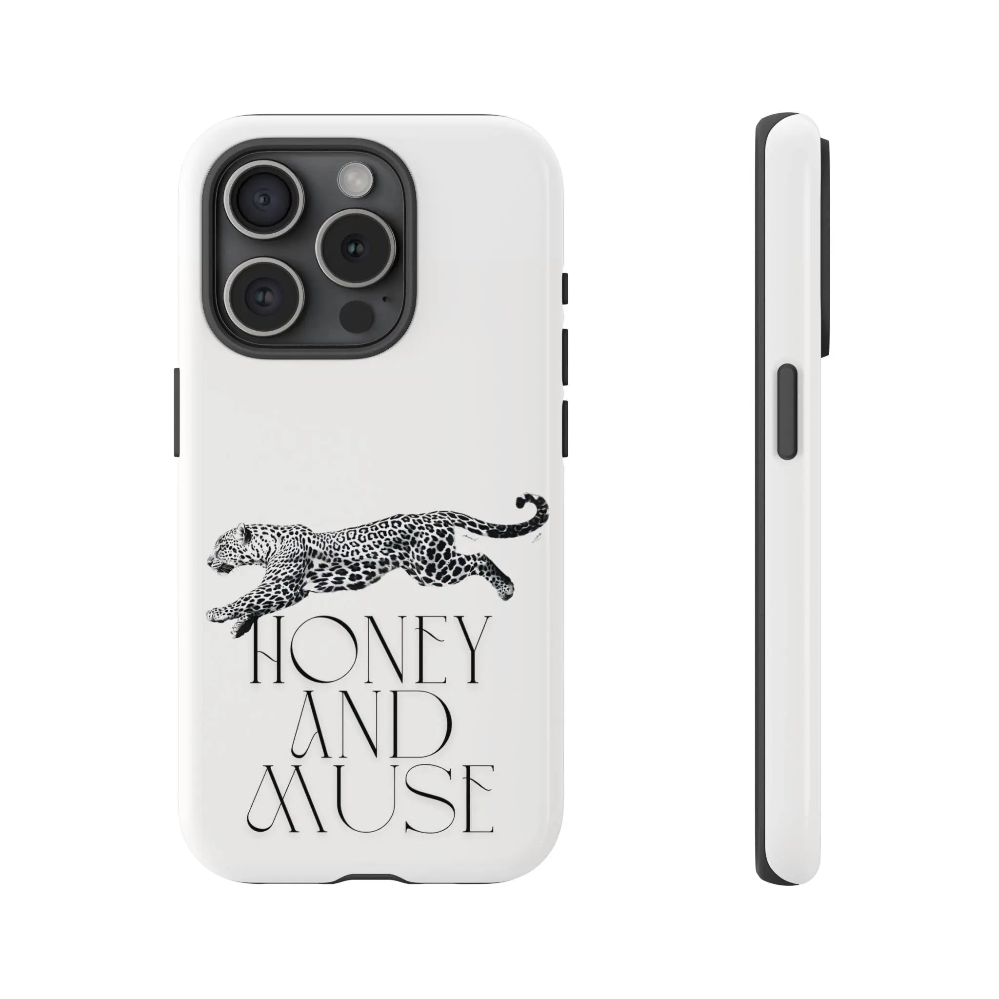 Phone Case — 'Honey and Muse' Leopard Graphic Protective Case Printify