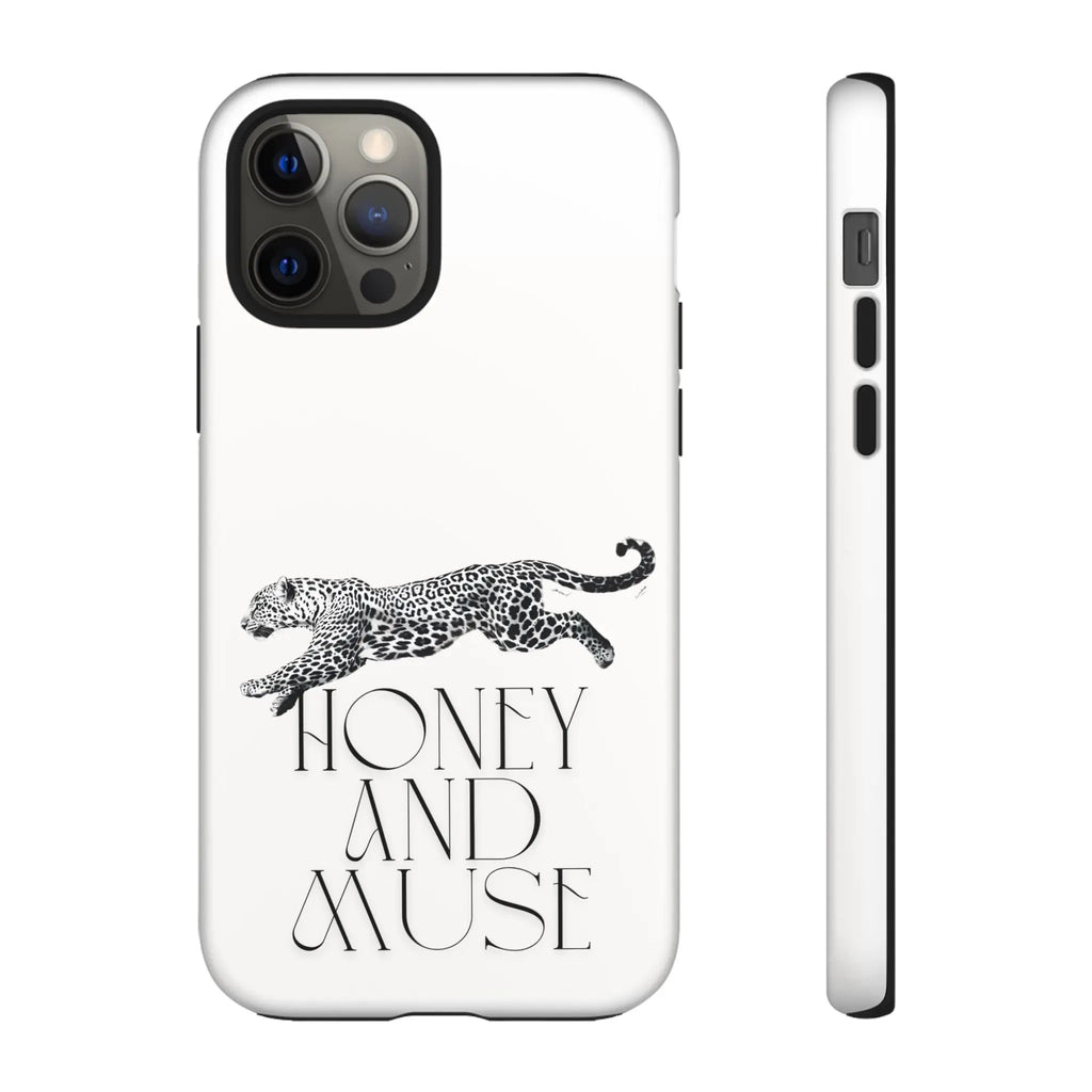 Phone Case — 'Honey and Muse' Leopard Graphic Protective Case Printify