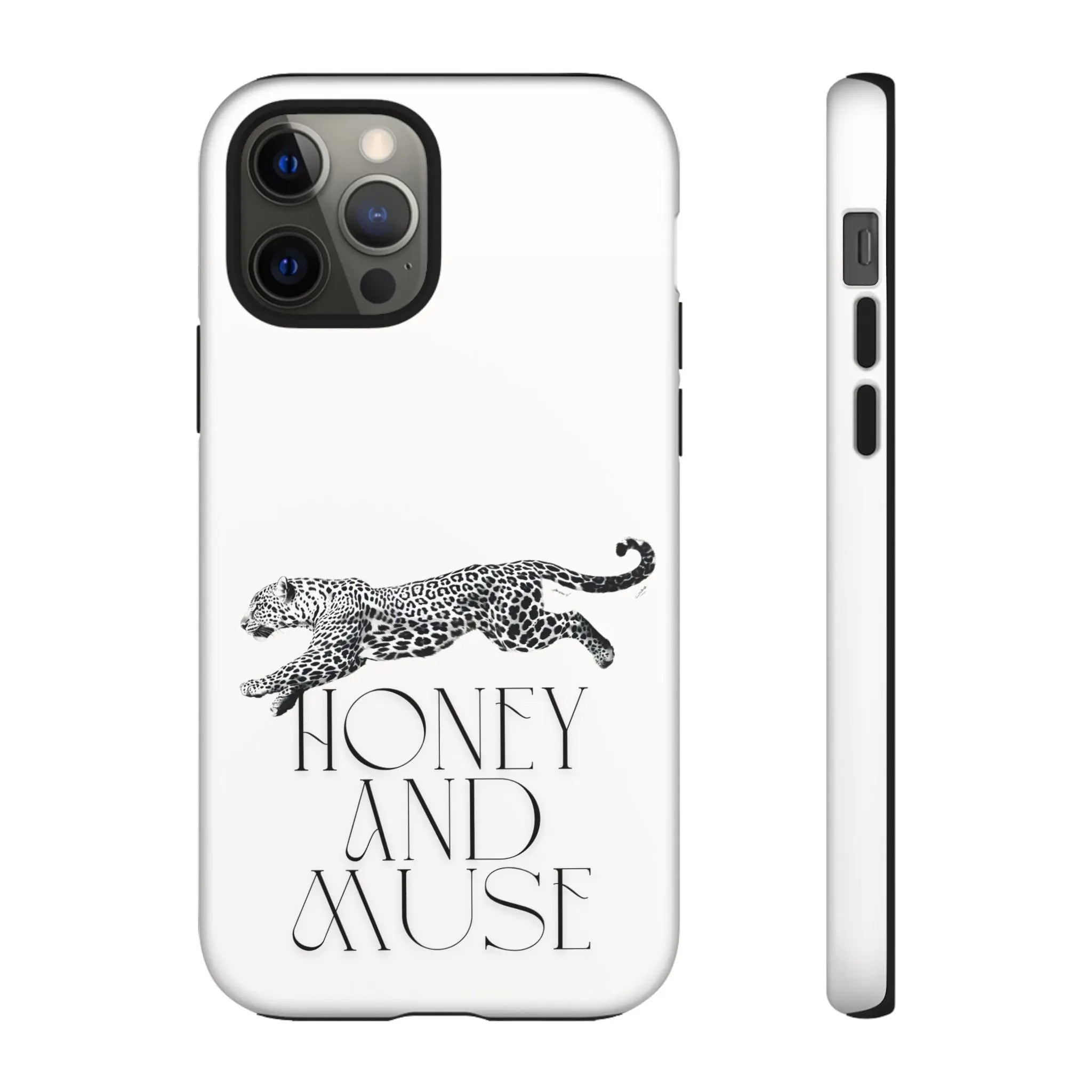 Phone Case — 'Honey and Muse' Leopard Graphic Protective Case Printify