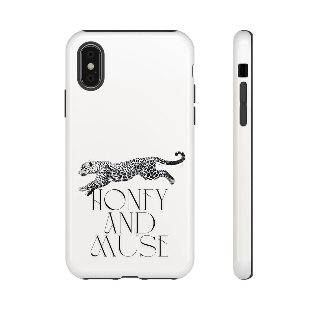 Phone Case — 'Honey and Muse' Leopard Graphic Protective Case Printify