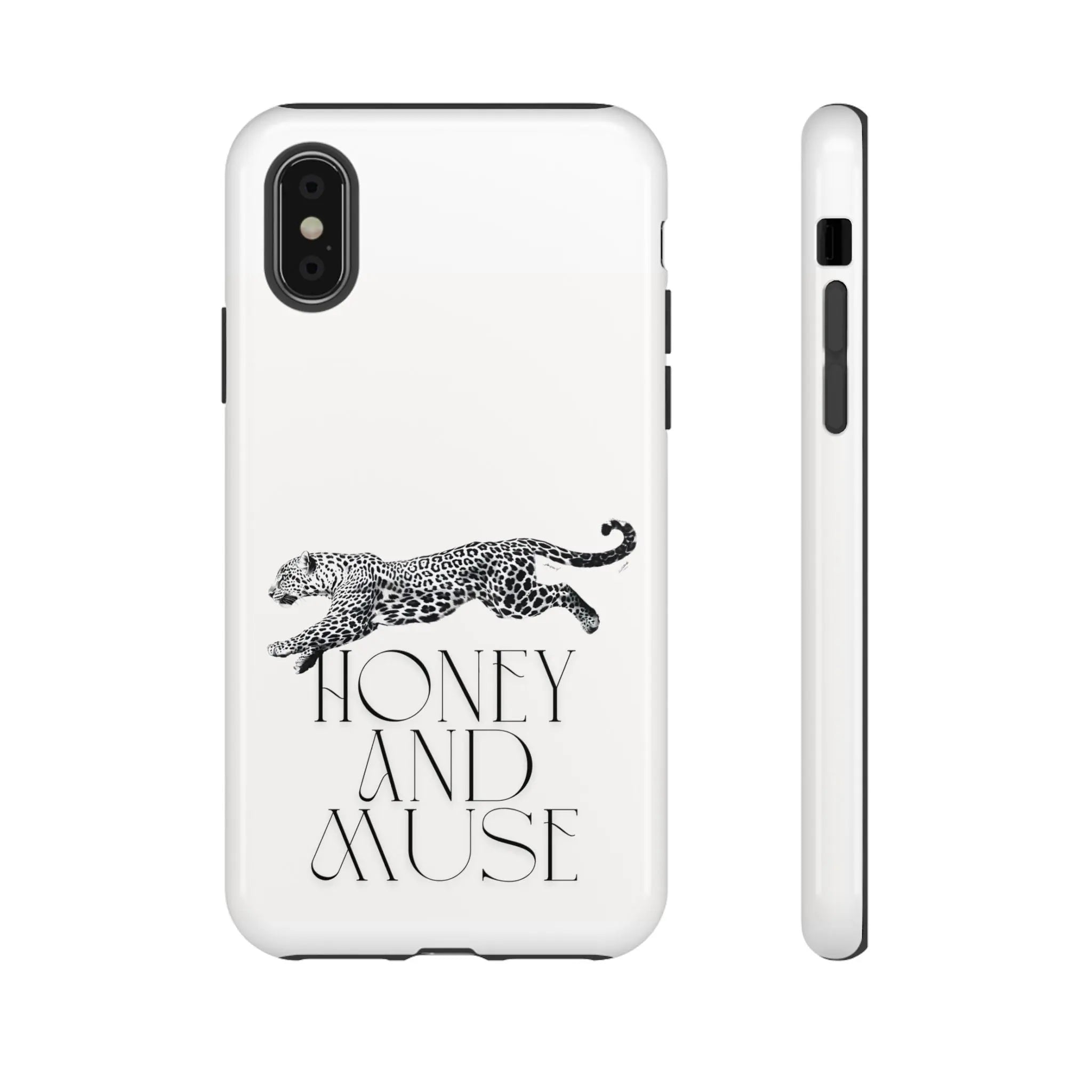 Phone Case — 'Honey and Muse' Leopard Graphic Protective Case Printify