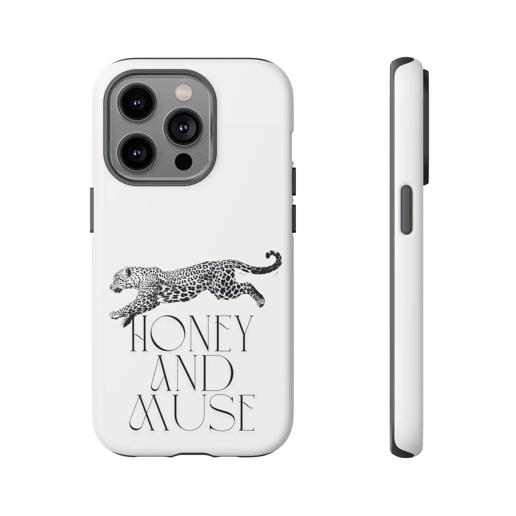 Phone Case — 'Honey and Muse' Leopard Graphic Protective Case Printify
