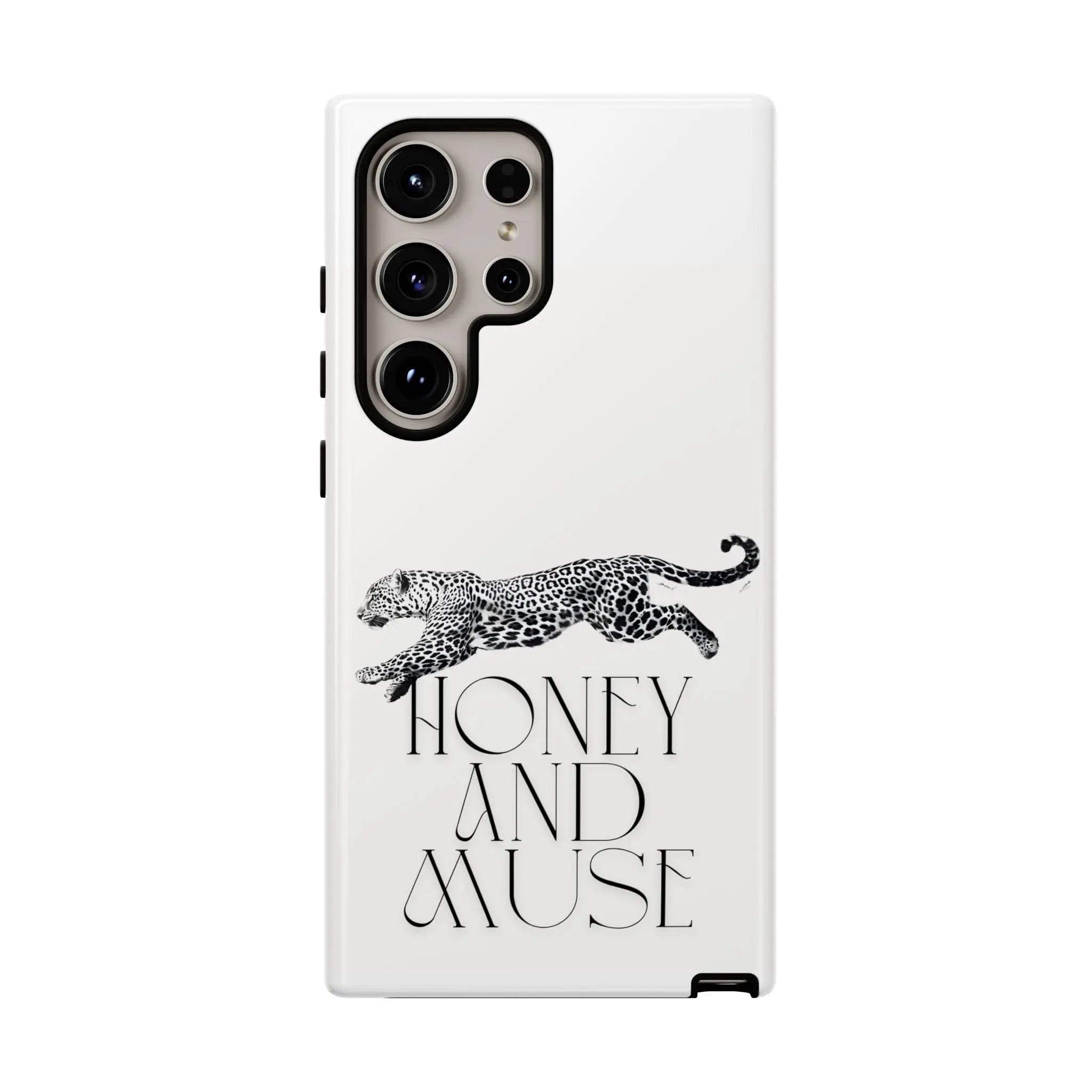 Phone Case — 'Honey and Muse' Leopard Graphic Protective Case Printify
