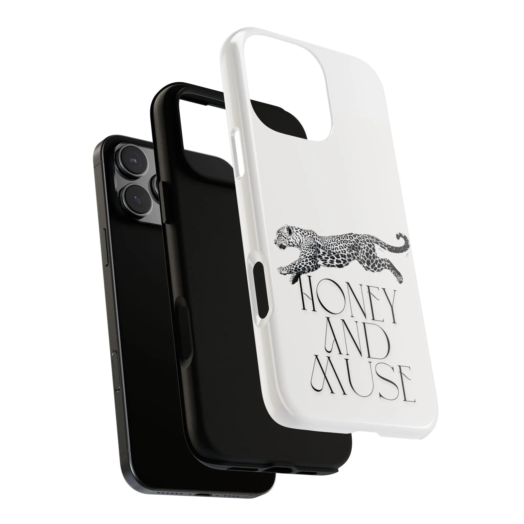 Phone Case — 'Honey and Muse' Leopard Graphic Protective Case Printify