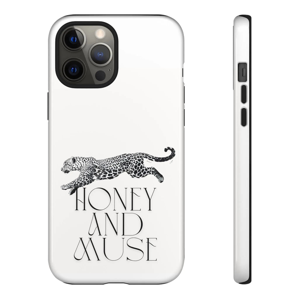 Phone Case — 'Honey and Muse' Leopard Graphic Protective Case Printify
