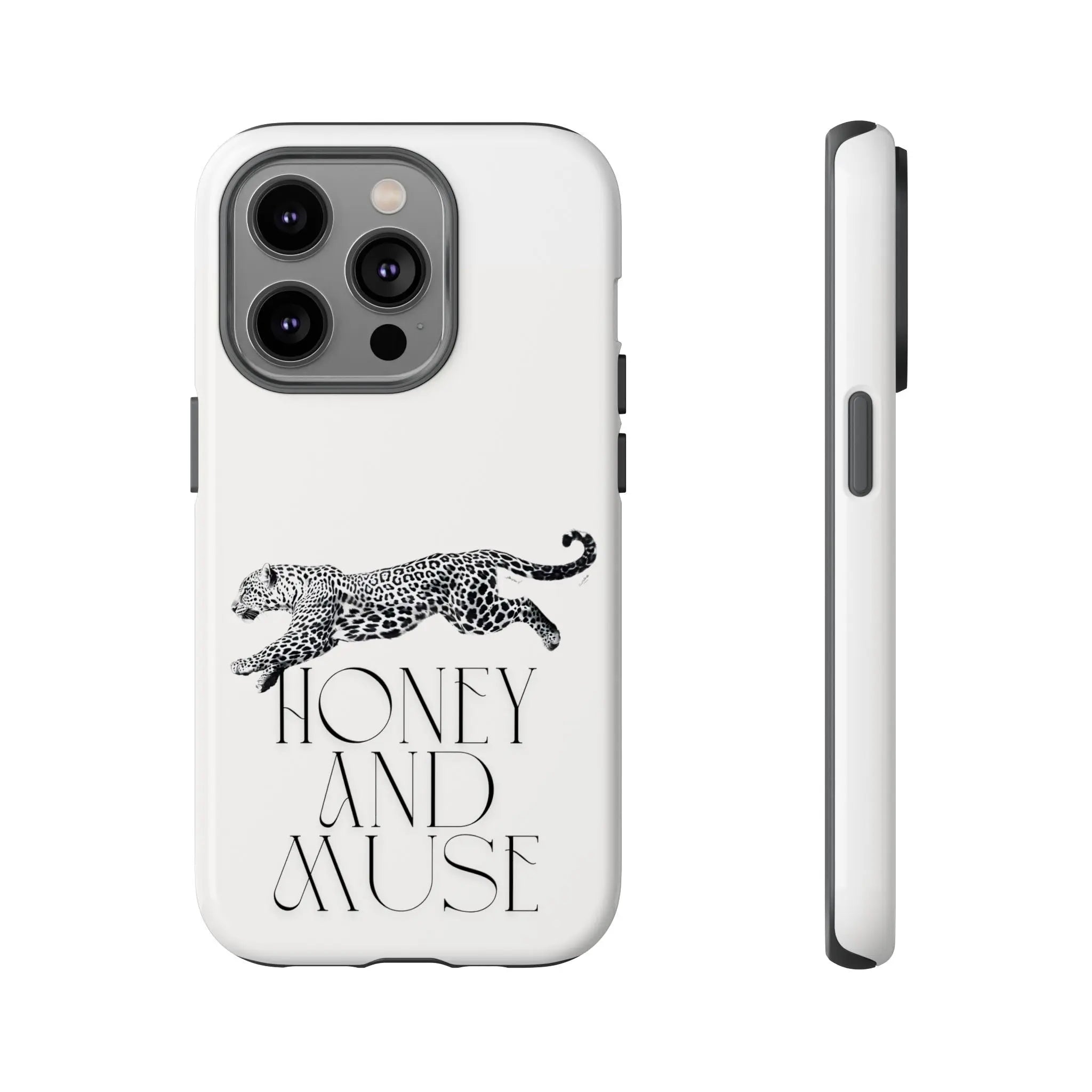 Phone Case — 'Honey and Muse' Leopard Graphic Protective Case Printify