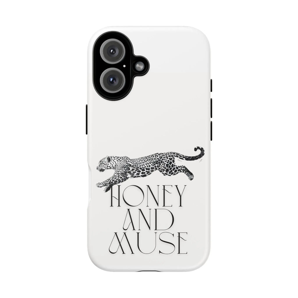 Phone Case — 'Honey and Muse' Leopard Graphic Protective Case Printify
