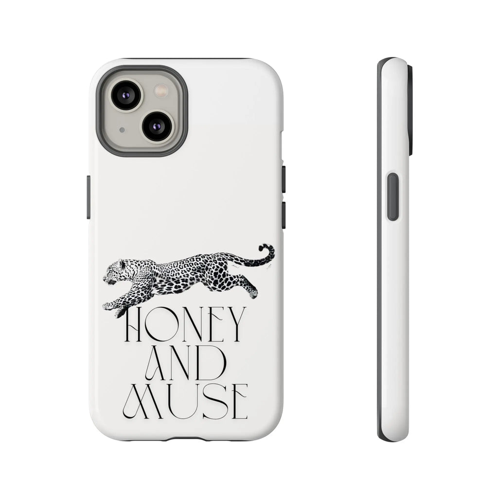 Phone Case — 'Honey and Muse' Leopard Graphic Protective Case Printify