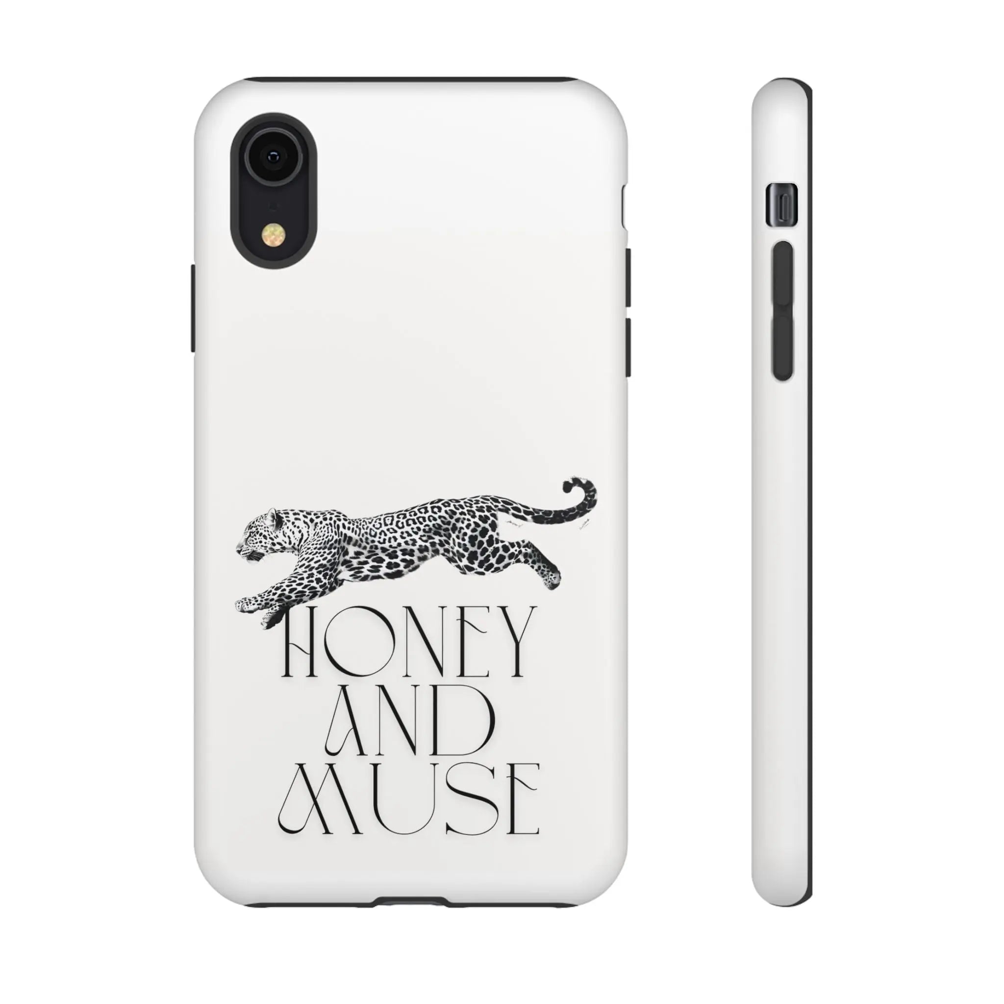 Phone Case — 'Honey and Muse' Leopard Graphic Protective Case Printify
