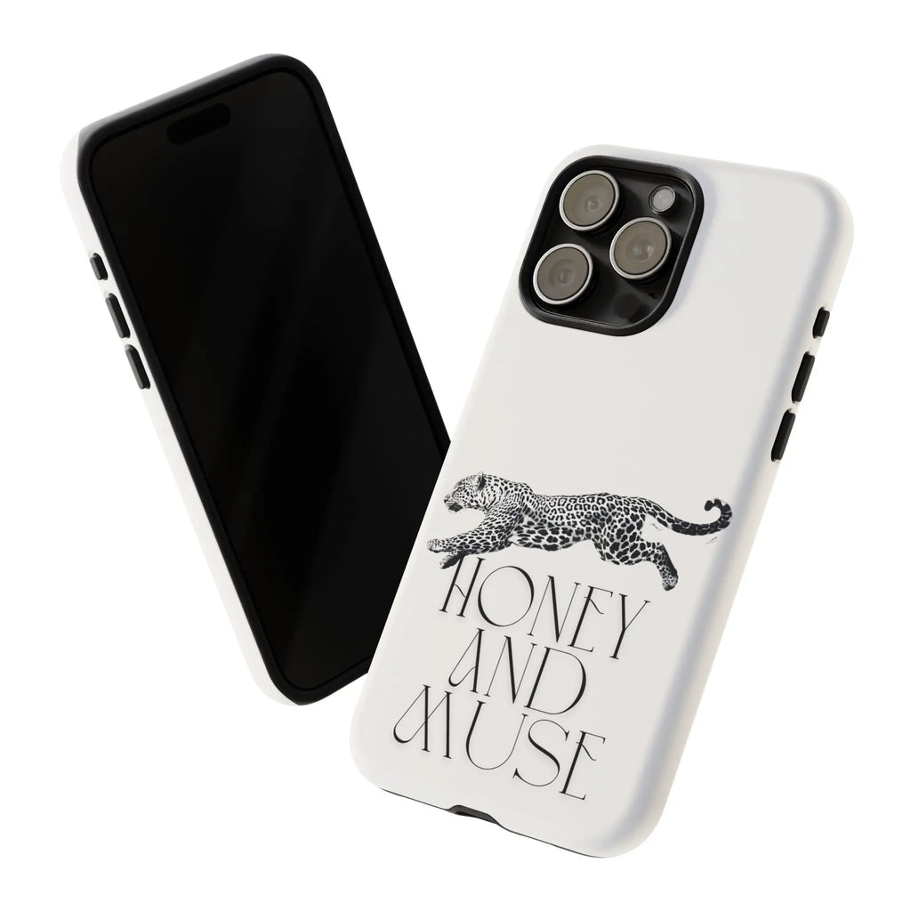 Phone Case — 'Honey and Muse' Leopard Graphic Protective Case Printify