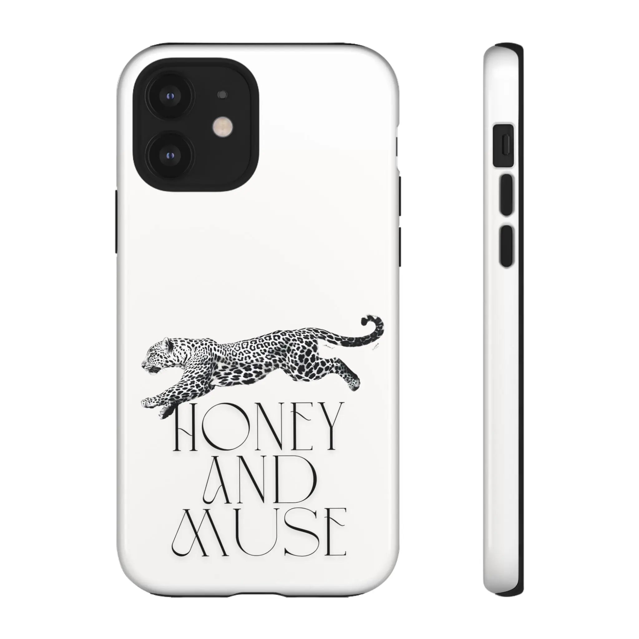 Phone Case — 'Honey and Muse' Leopard Graphic Protective Case Printify