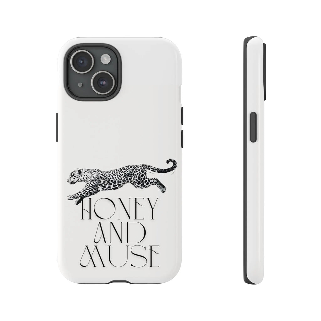 Phone Case — 'Honey and Muse' Leopard Graphic Protective Case Printify