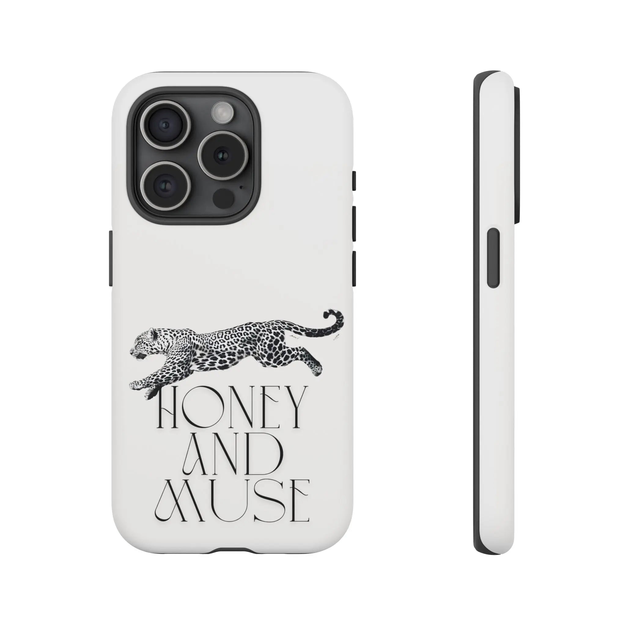 Phone Case — 'Honey and Muse' Leopard Graphic Protective Case Printify