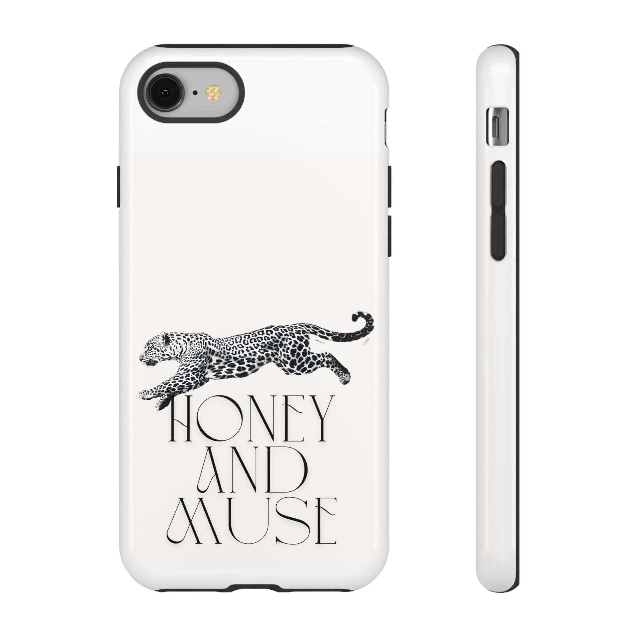 Phone Case — 'Honey and Muse' Leopard Graphic Protective Case Printify