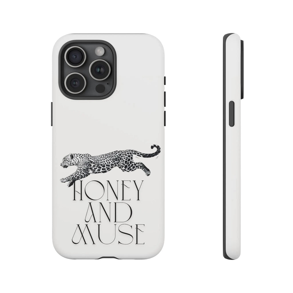 Phone Case — 'Honey and Muse' Leopard Graphic Protective Case Printify