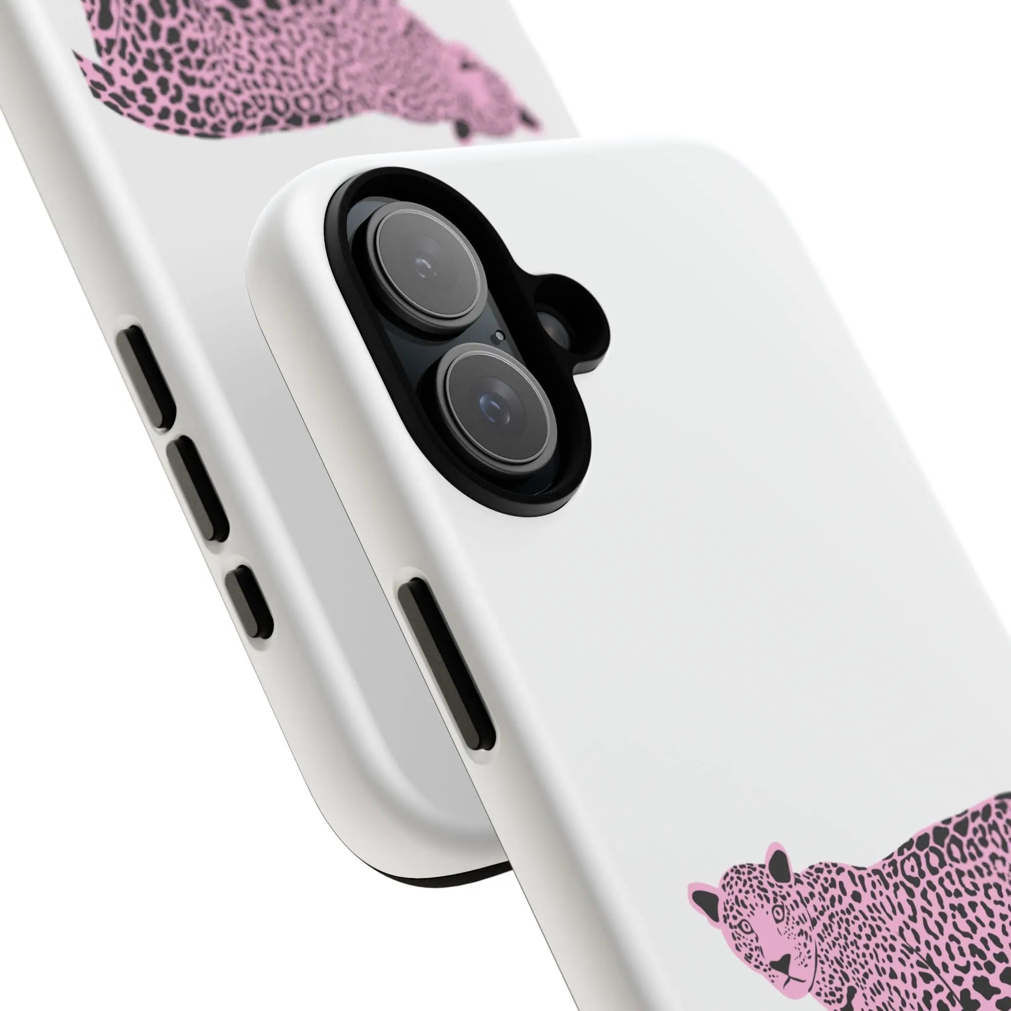 Phone Case — Pink Leopard "Honey and Muse Collective" Protective Cover Printify