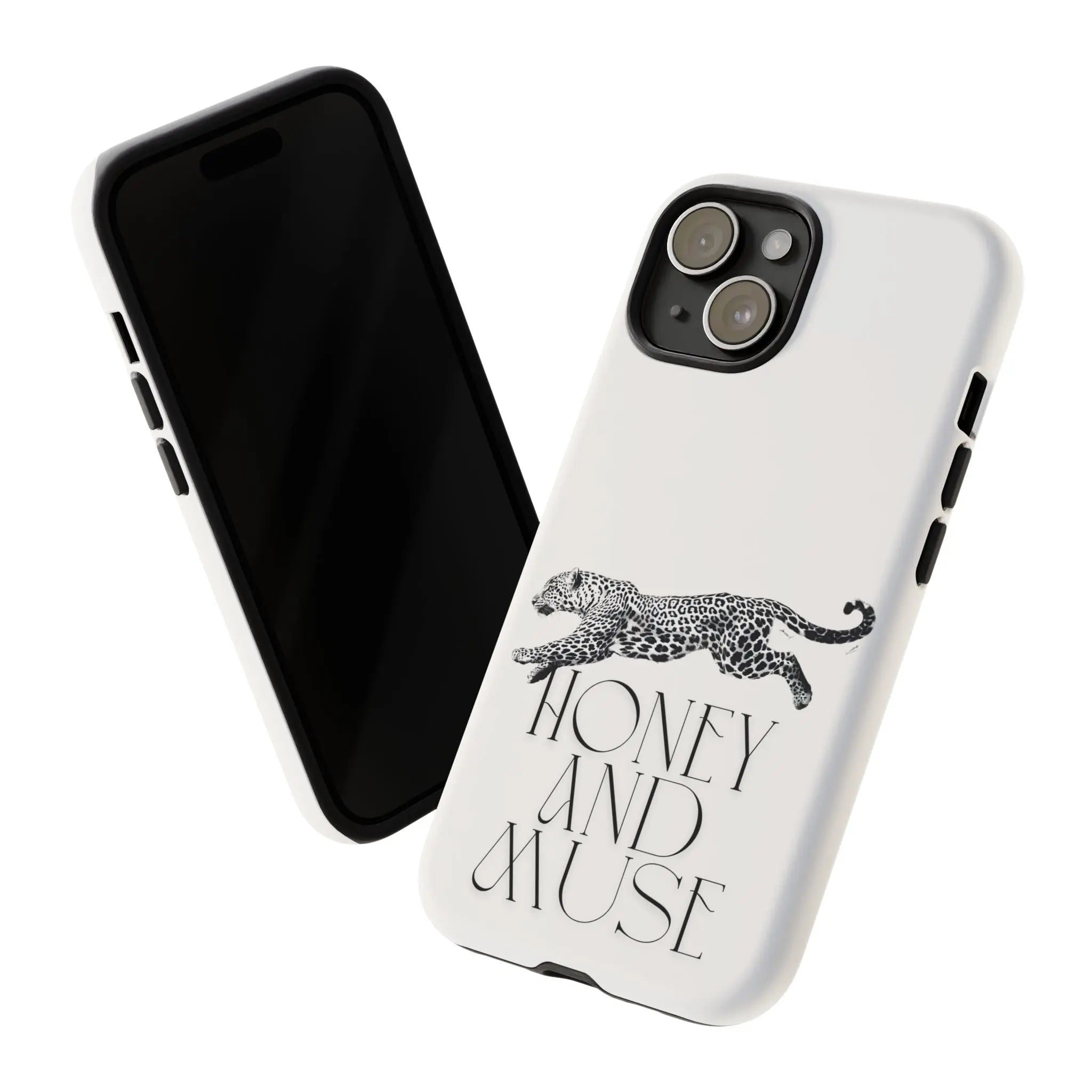 Phone Case — 'Honey and Muse' Leopard Graphic Protective Case Printify