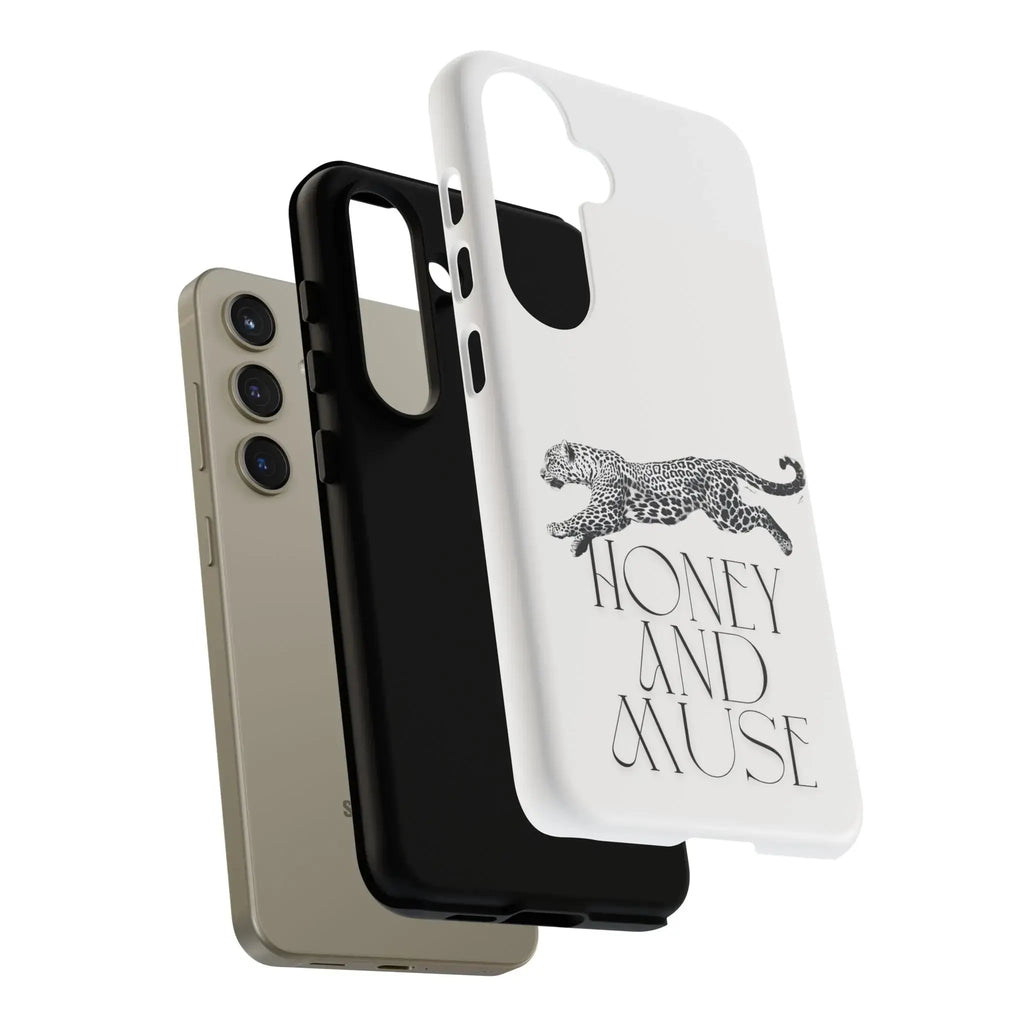 Phone Case — 'Honey and Muse' Leopard Graphic Protective Case Printify