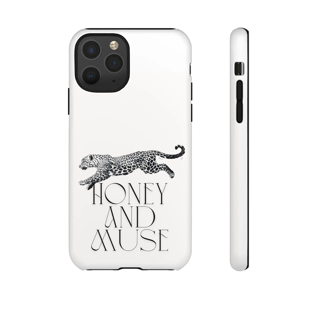 Phone Case — 'Honey and Muse' Leopard Graphic Protective Case Printify