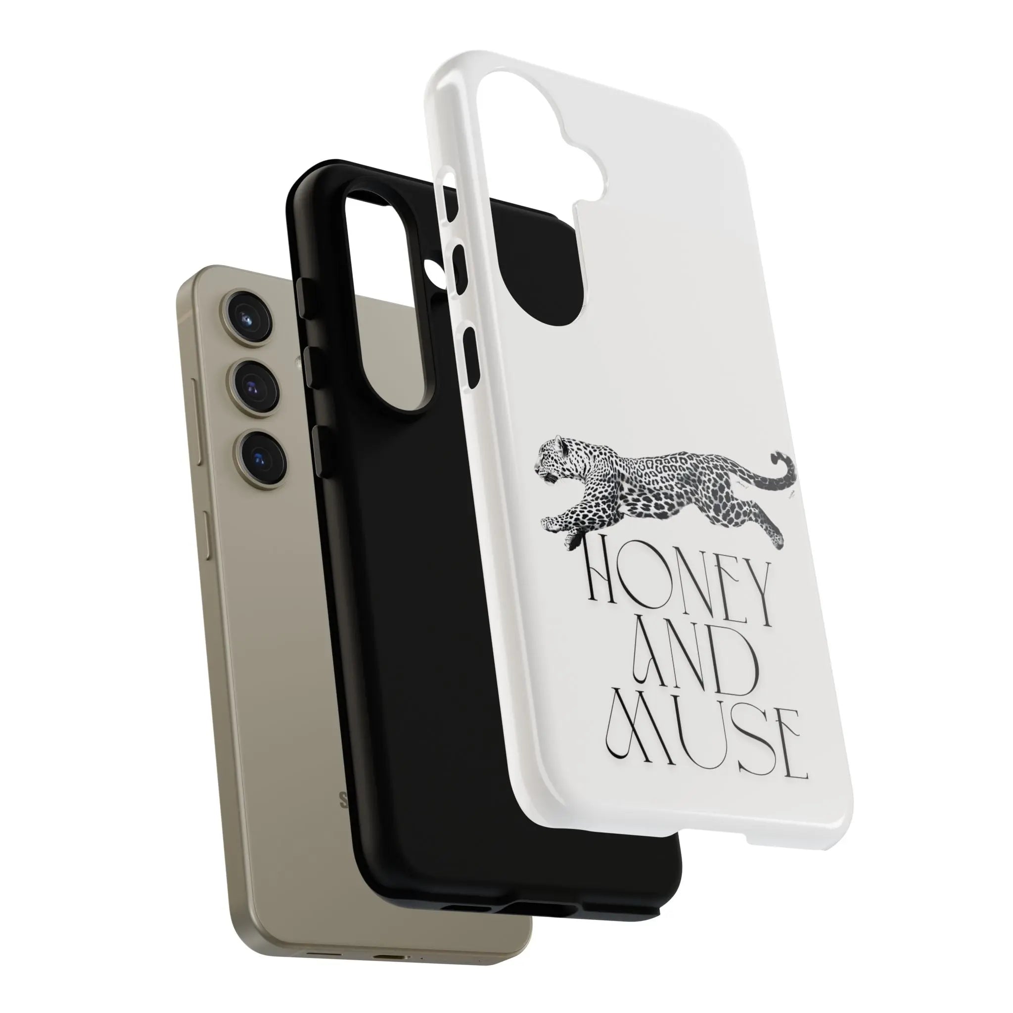 Phone Case — 'Honey and Muse' Leopard Graphic Protective Case Printify